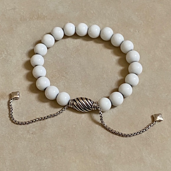 David Yurman Jewelry - David Yurman Spiritual White Agate Bracelet